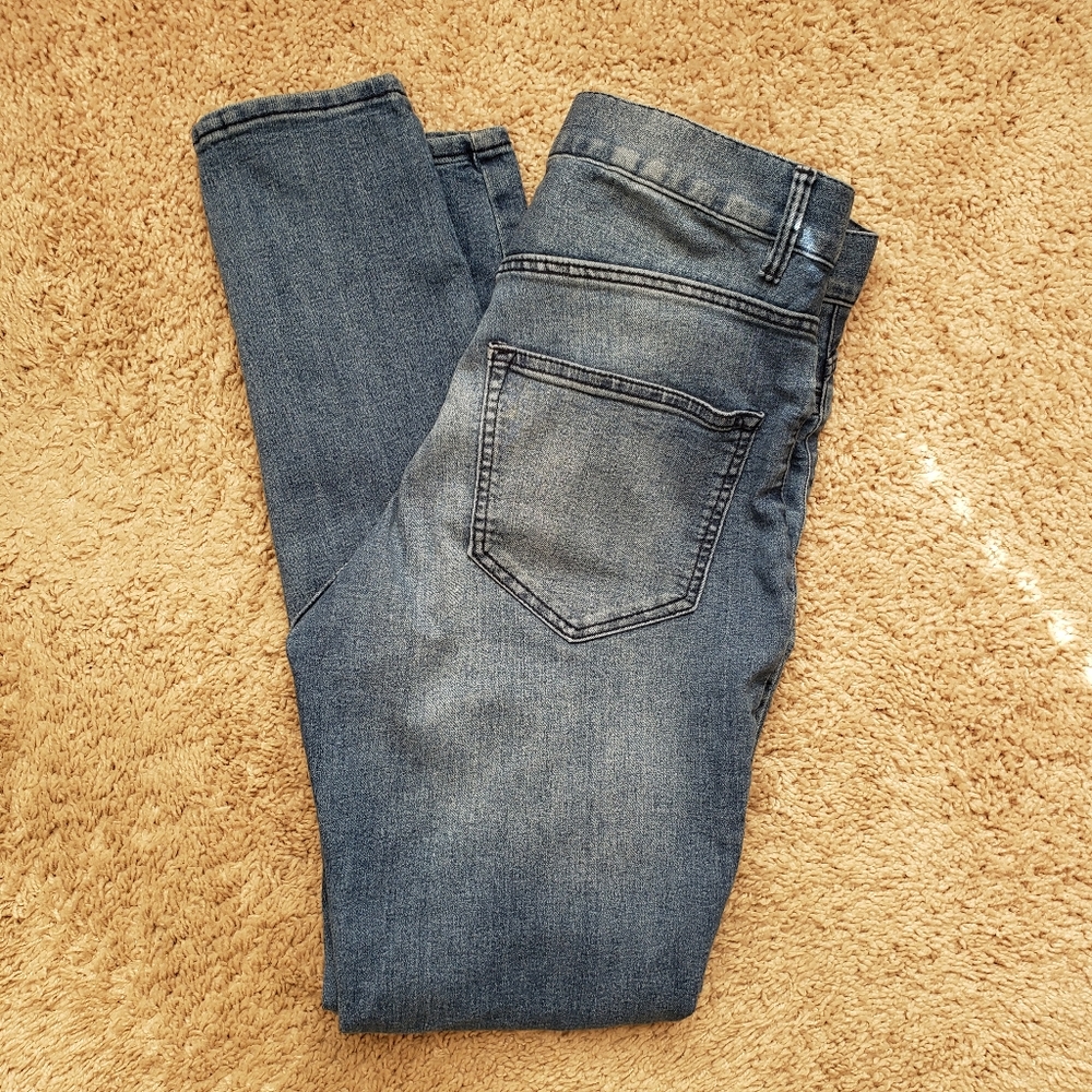 H&M Divided Skinny Stretch Blue Denim Jeans - Picture 6 of 6